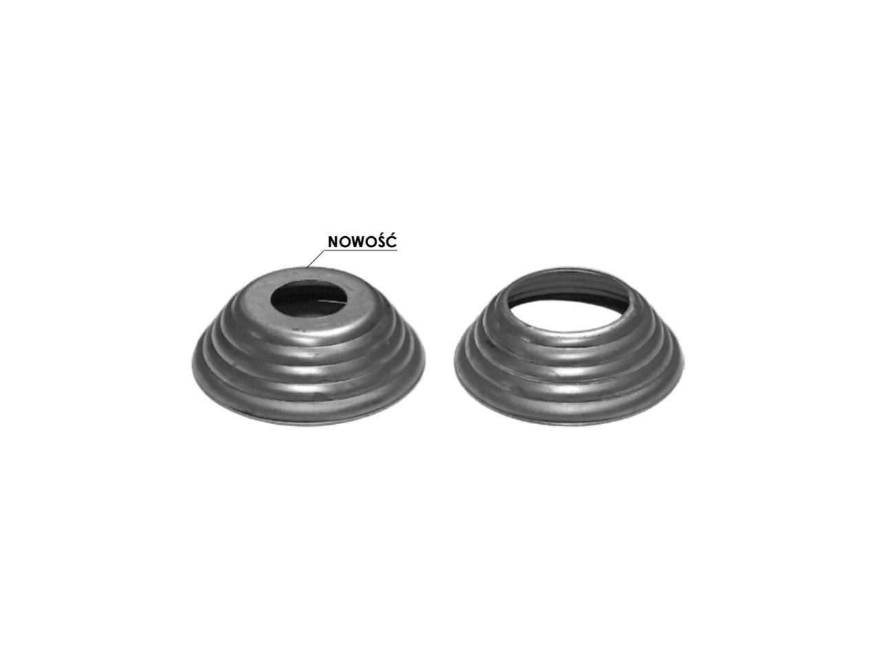 Maskownica metalowa 75x75mm otwór 40x10mm Maskownica metalowa 75x75mm otwór 40x10mm