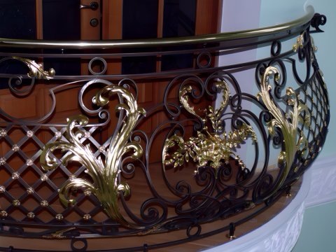 Metalowa balustrada kuta -...