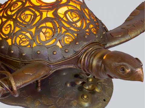 Lampa kuta żółw