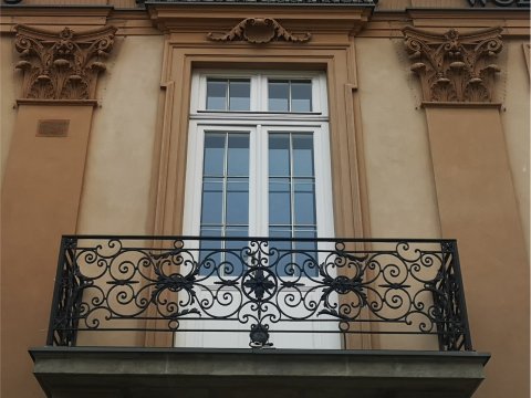Balustrada na balkon retro