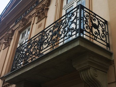 Balustrada balkonowa retro