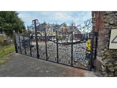 Brama kuta uchylna w stylu...