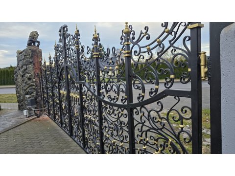 Brama kuta uchylna w stylu...