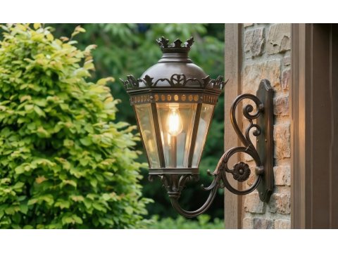 Lampa kuta stalowa korona...