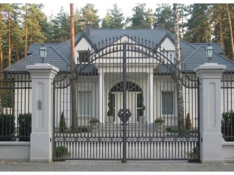 Brama kuta uchylna wysoka BU56