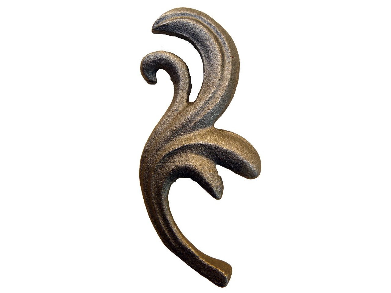 Stalowy kuty liść 152x52 mm Stalowy kuty liść 152x52 mm